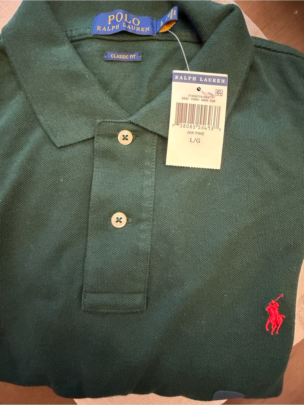 Polo by Ralph Lauren Men’s Pine Green Polo